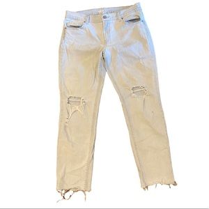 old navy boyfriend super light wash jeans.